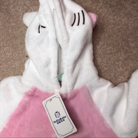 YUXINBEBE Hello Kitty pink baby pajama 6-12 month - Picture 6 of 7